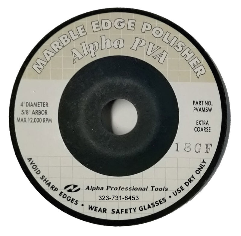 Alpha Marble Edge Polishing System MS Style PVA Ext Fine Finish