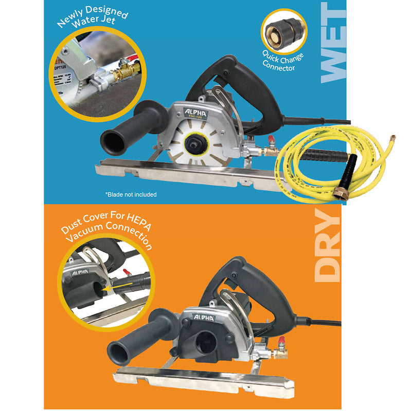 Alpha ESC-125 Electric Wet and Dry Stone Cutter