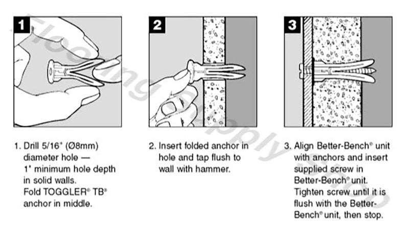 Ledgeline Ready to Tile Shelf 36