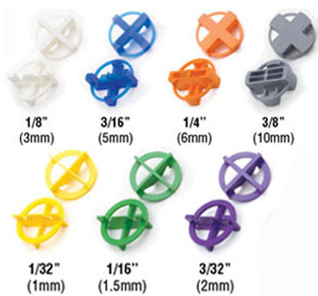 TAVY Tile and Stone Cross Spacers 100