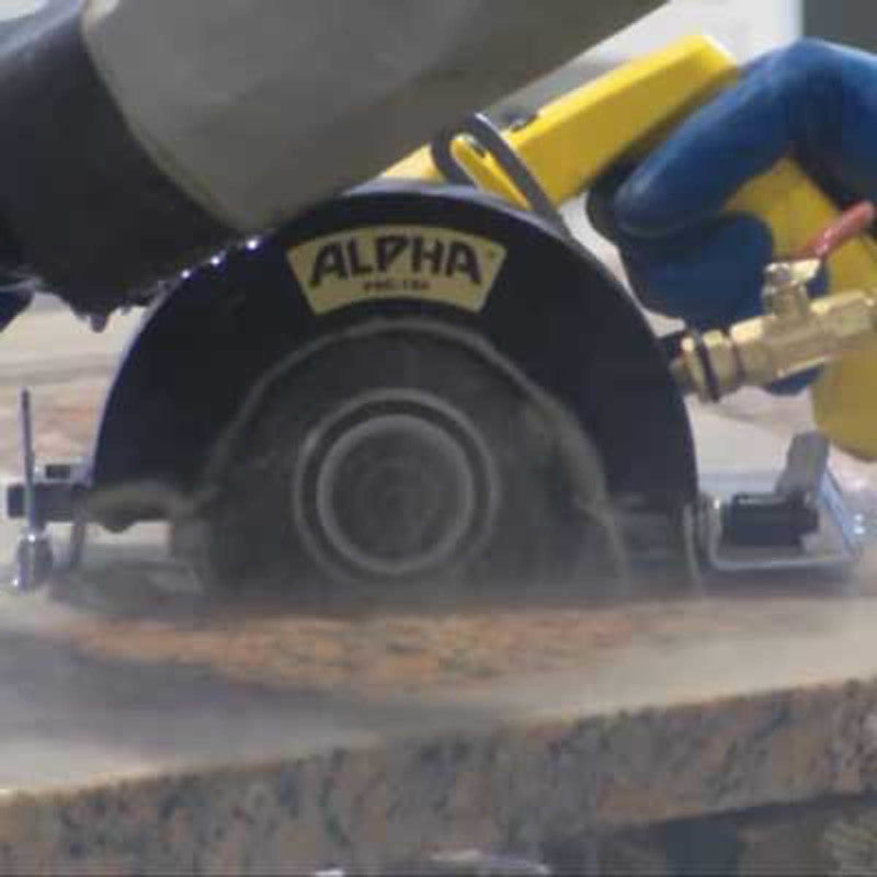 Alpha PSC-150 Pneumatic Stone Cutter 6 Inch