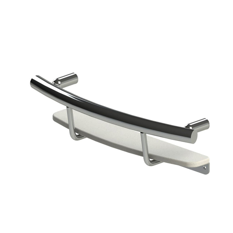 Invisia 2-in-1 Shampoo Shelf with Integrated Grab Bar 20