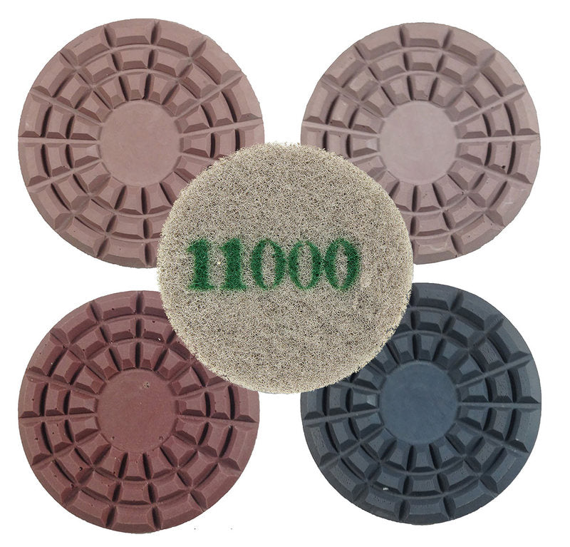 Eco Friendly Stone Polishing Pad Cheetah 8 Inch