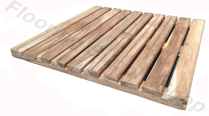 Premium African Teak Single Groove Unfinish 16