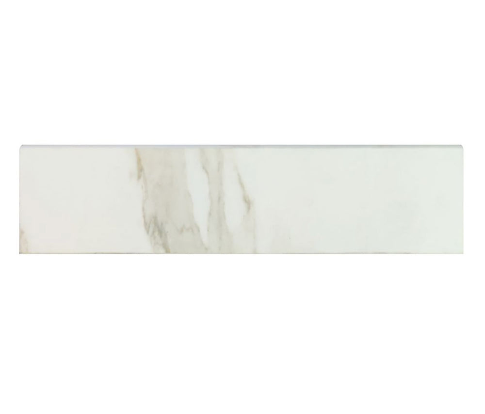 Porcelain Trims Calacatta Gold Matte Bullnose 3 x 12
