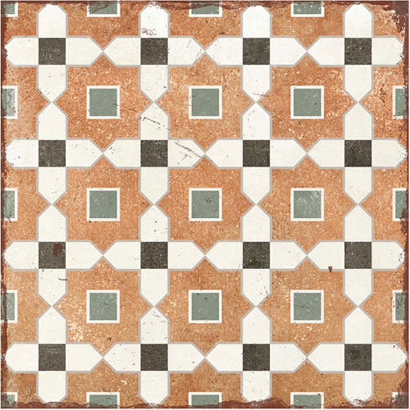 Alhambra Series Porcelain Tile - Square Deco Tile