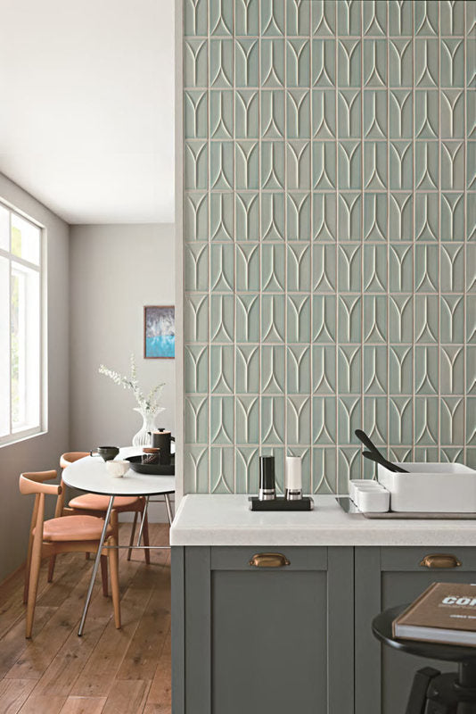 3D Porcelain Tile - Blue Beech