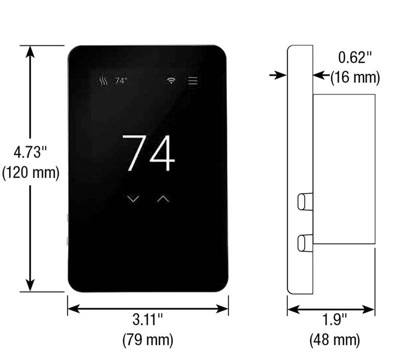 SunStat CommandPlus Programmable Wi-Fi Thermostat 500950-SB