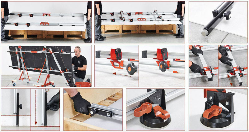 Raimondi Easy-Move X-Light with 8 suction cups - TCLFEMX-LIGHT8