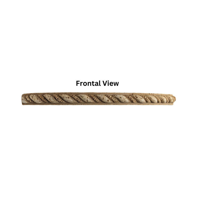 Travertine Caddy Rope Round Mocha