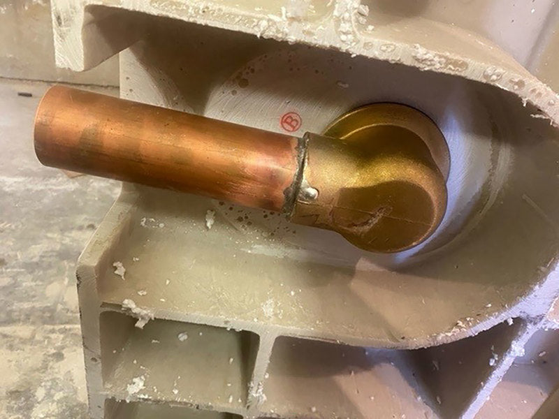 OSB Side Discharge Shower Drain Cast Brass - SD372