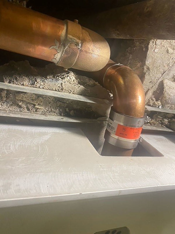 OSB Side Discharge Shower Drain Cast Brass - SD372