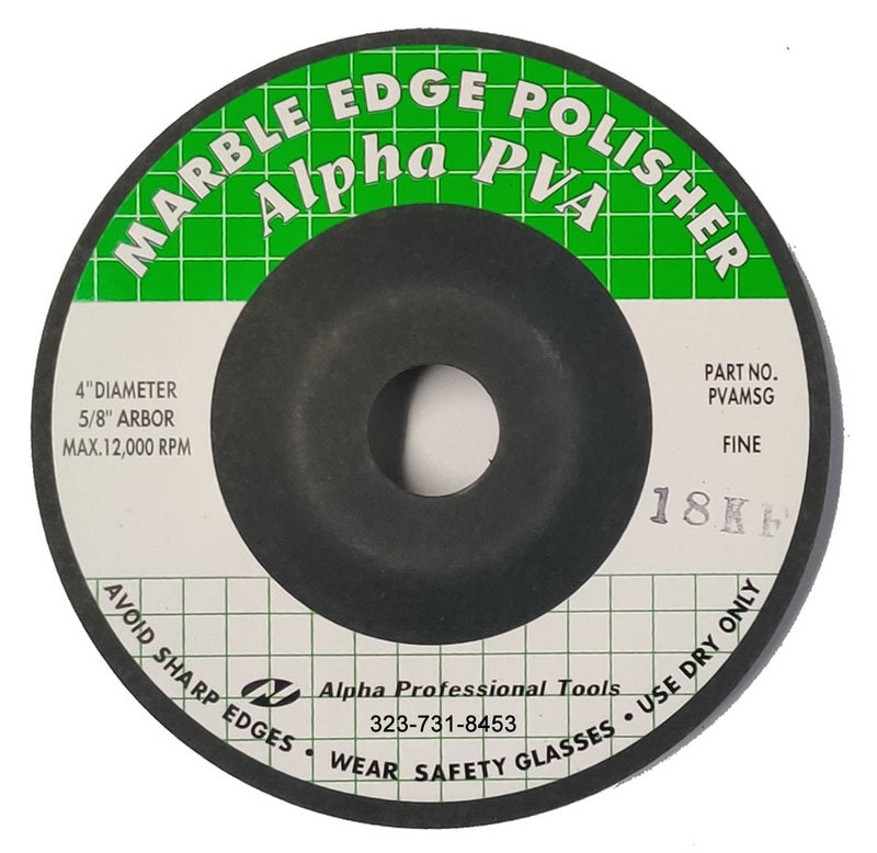 Alpha Marble Edge Polishing System MS Style PVA Fine Finish