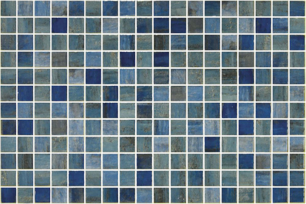 Mosaic Glass Tile The Reef Series - Blue Forest