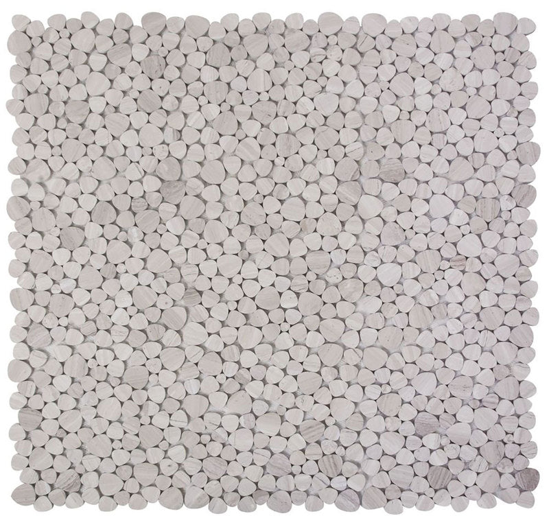 Mosaics Haisa Marble Pebble look - Grey