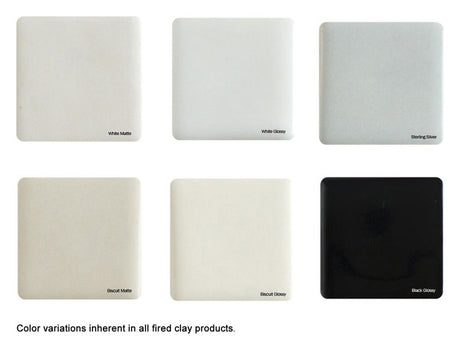 Recessed Shampoo Soap Porcelain Narrow Sterling Silver Glossy