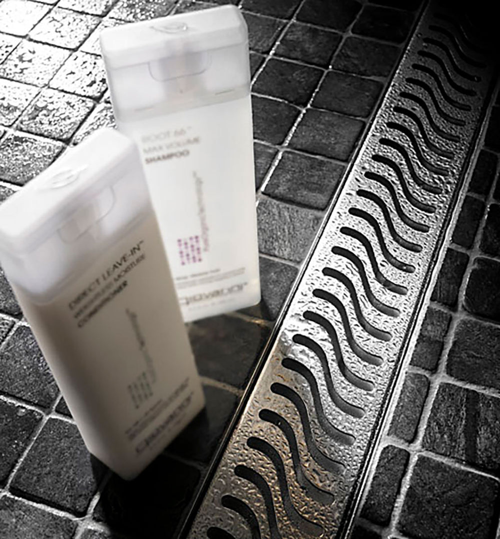 Quartz Linear Shower Drain Brushed Stainless - Flag 28