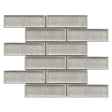 Crackle Glass Porcelain and Glass Interlock - Noble Gray