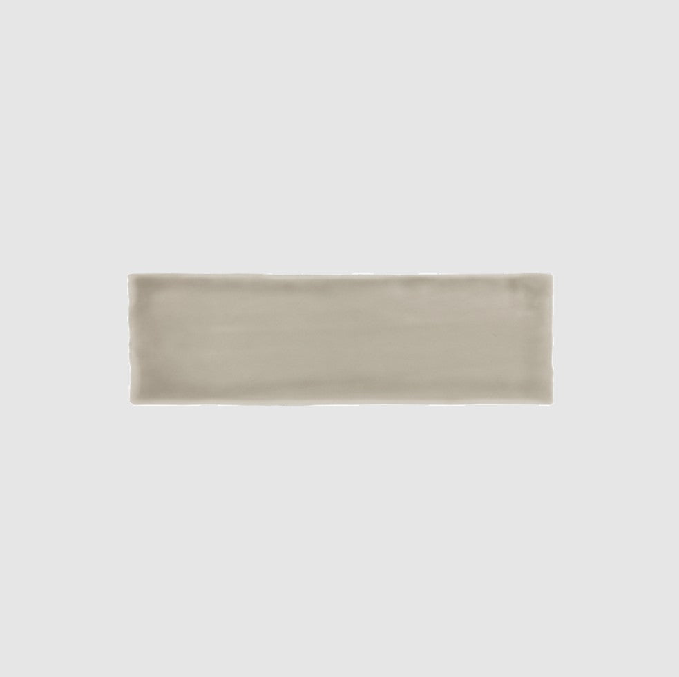 Kaleidoscope Handmade Ceramic Tile 2x8 - Taupe