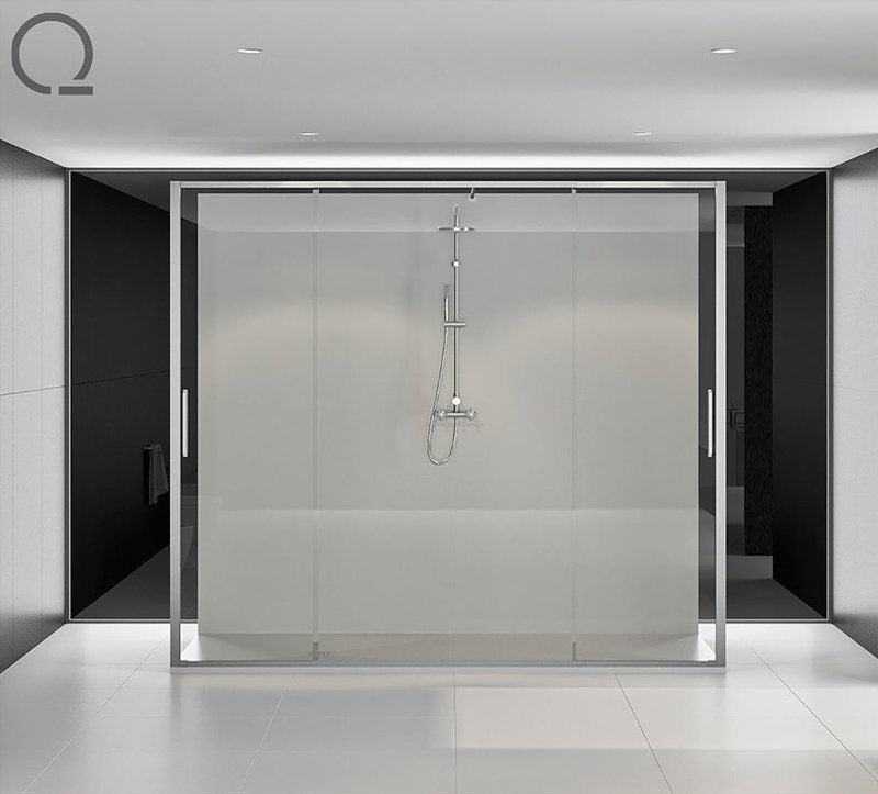 Quare Design Shower Wall Panels- Slate Texture Black