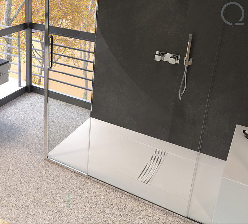 Quare Design Shower Wall Panels- Slate Texture Black