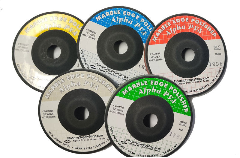 Alpha Marble Edge Polishing System MS Style PVA Ext Fine Finish