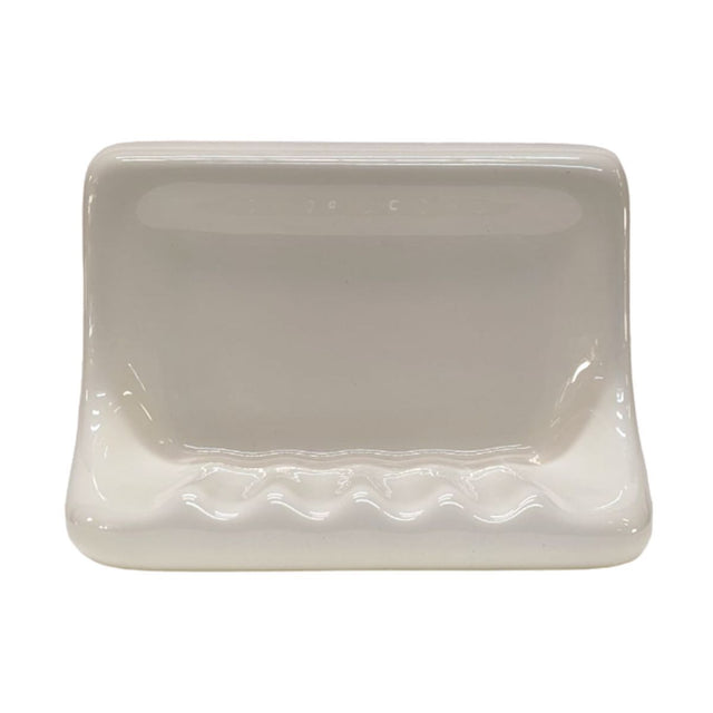 Ceramic Glaze Soap Dish - Cream