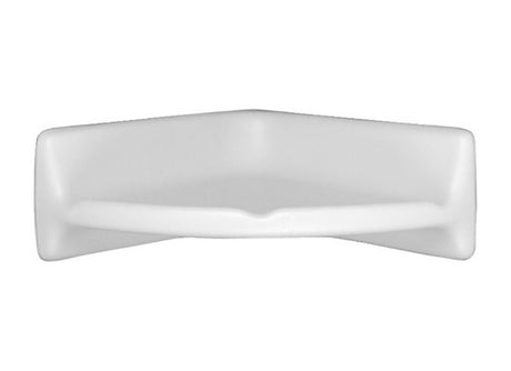 Porcelain Round Large Corner Shelf - Glossy Finish