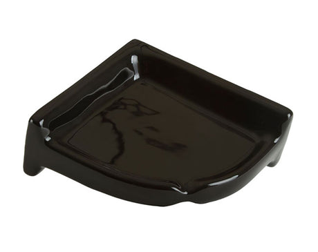 Porcelain Round Large Corner Shelf - Glossy Finish