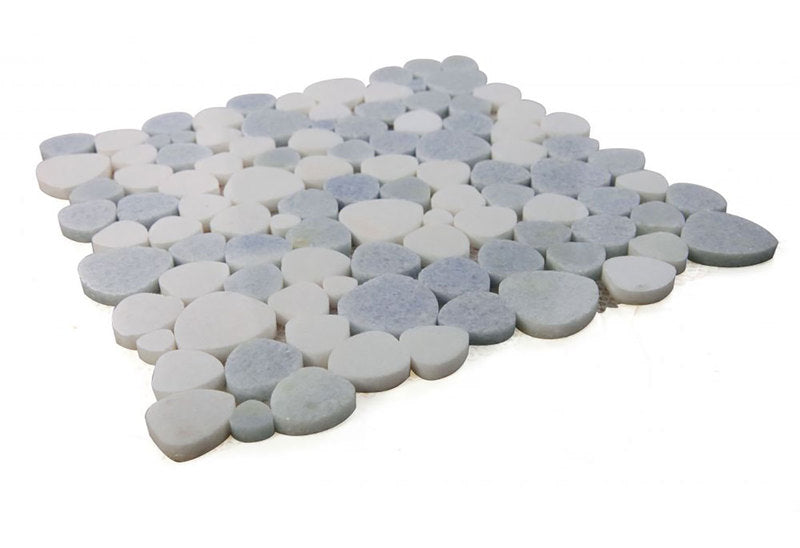 Mosaics Marble Toscano Pebble look - Crystal Ocean
