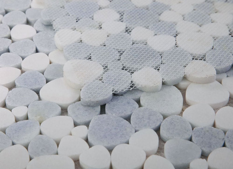 Mosaics Marble Toscano Pebble look - Crystal Ocean