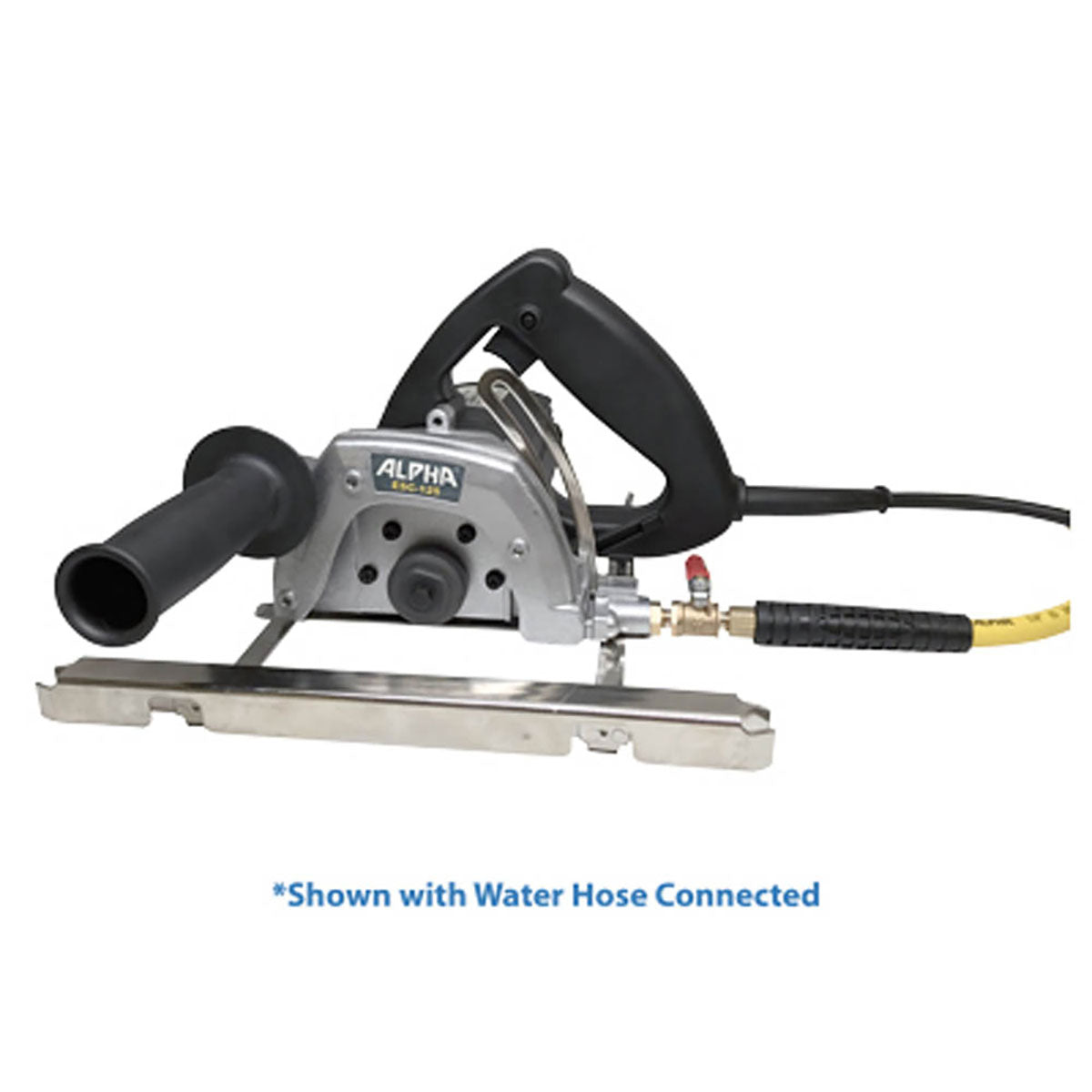 Professional Alpha ESC-125 wet dry saw with integrated water-feed system