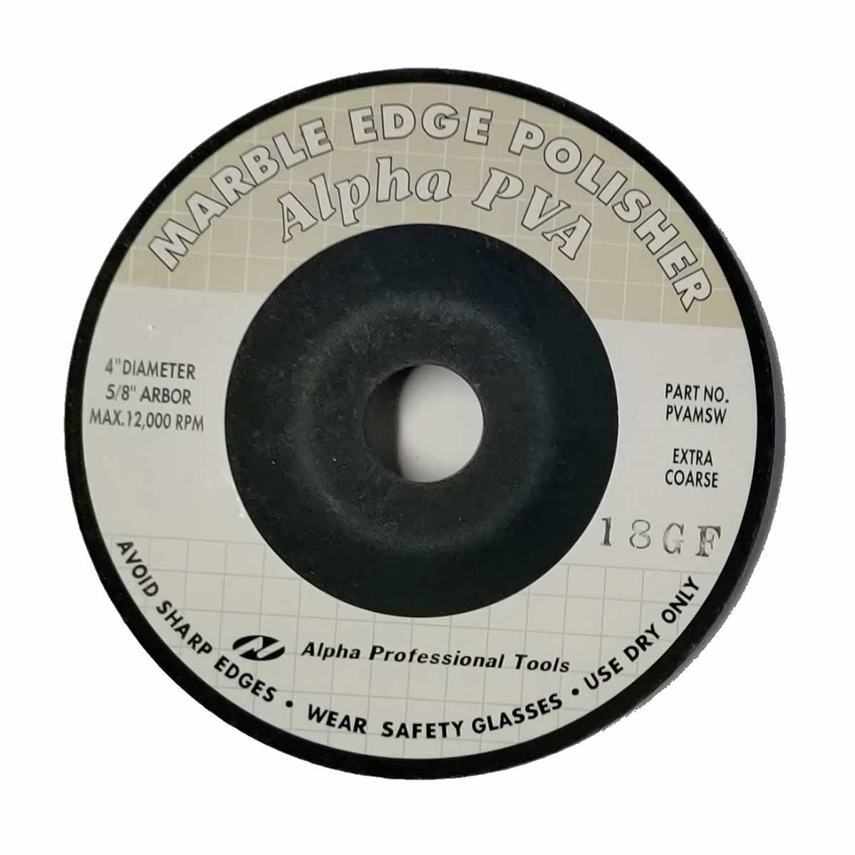 Alpha Marble Edge Polishing System MS Style PVA Ex Coarse Finish