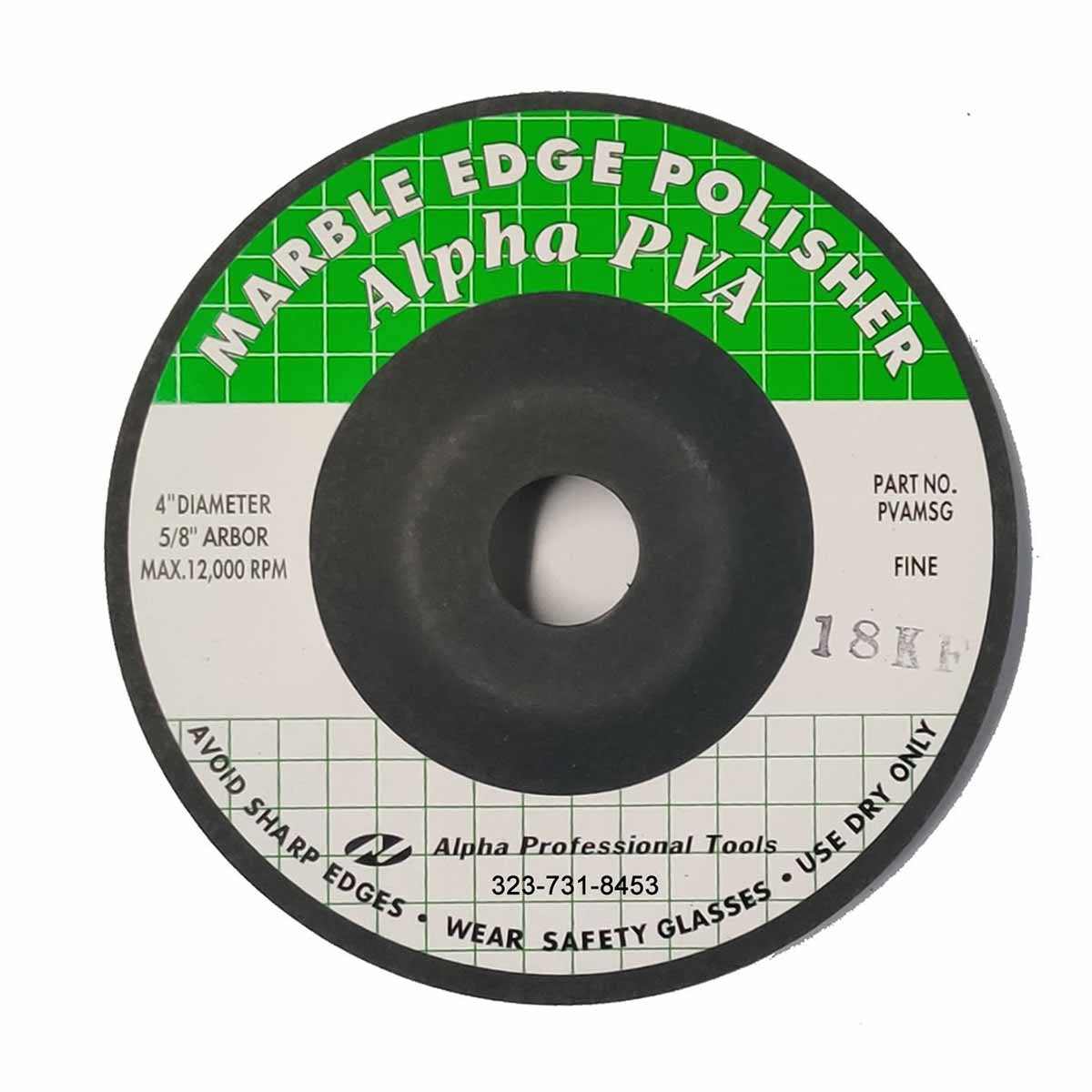 Alpha Marble Edge Polishing System MS Style PVA Ex Coarse Finish