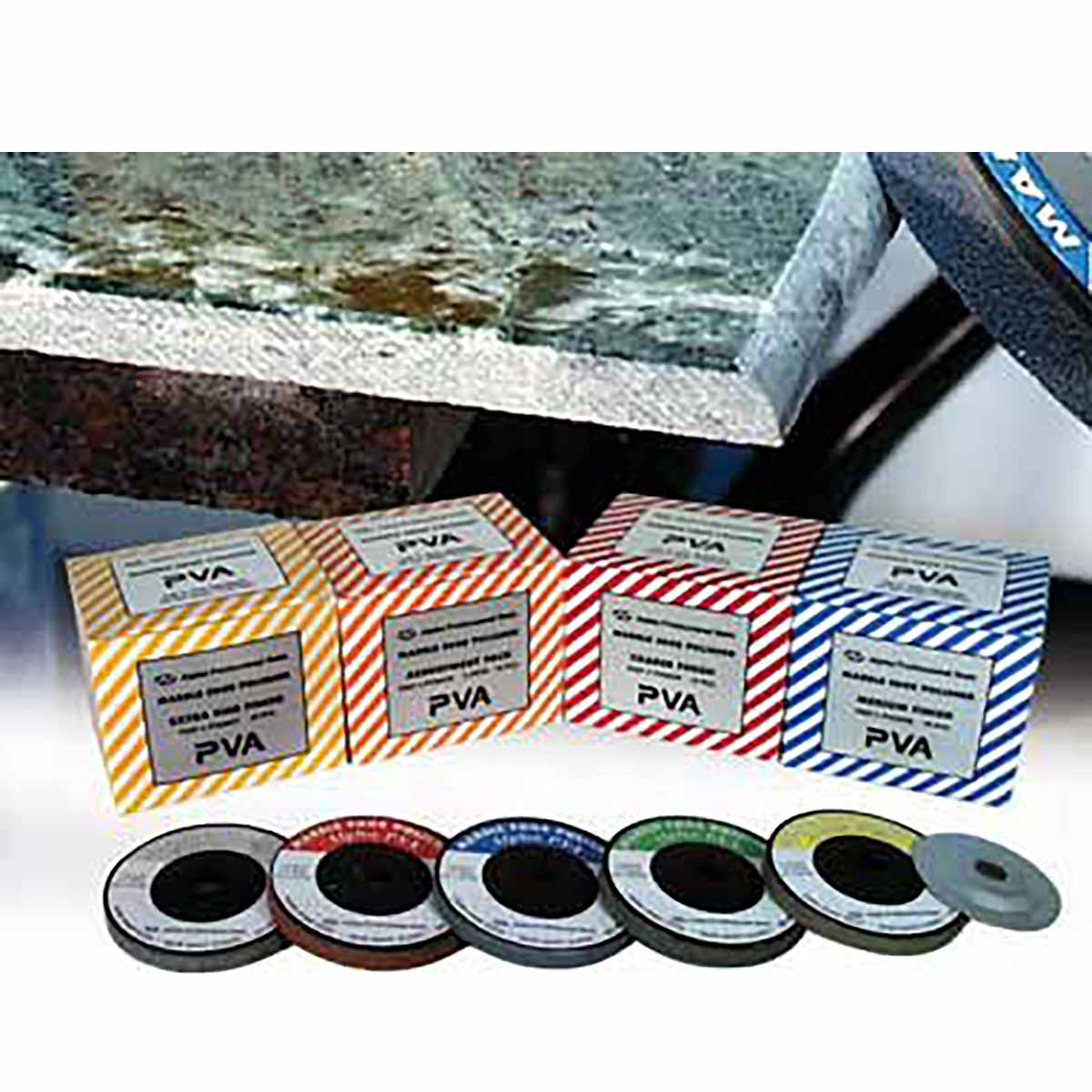 Alpha Marble Edge Polishing System MS Style PVA