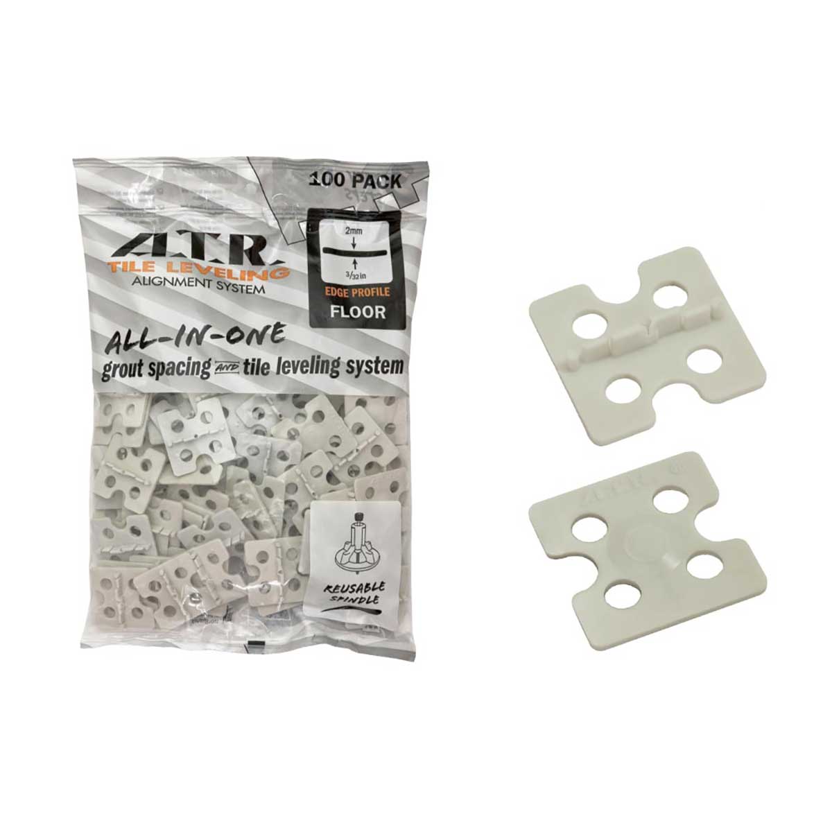 Tile leveling edge spacers for perimeter tile grout joints
