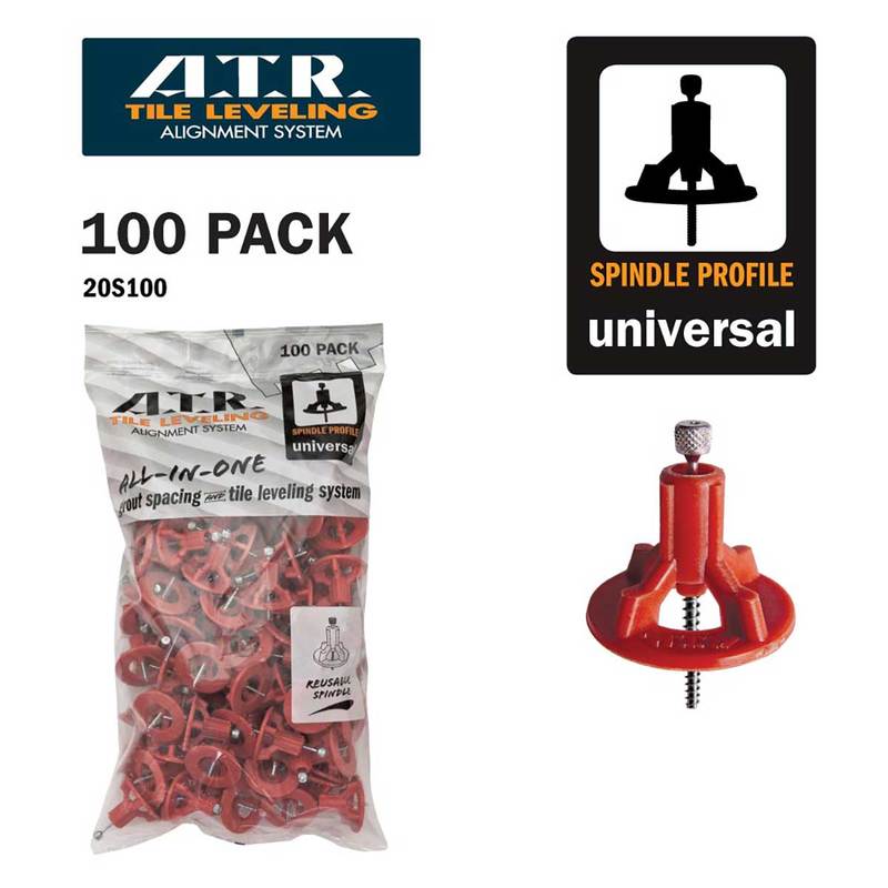 ATR Tile Leveling System 100 Pro Spindles