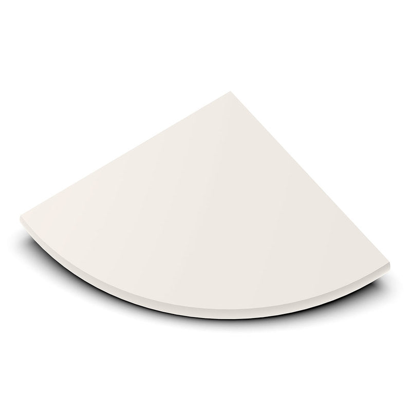 TileWare Boundless Shelving Solutions 6 inch Corner Shelf Bone