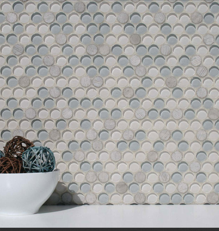 Bennelong Point Stone N Glass Dots Blend - Quartz