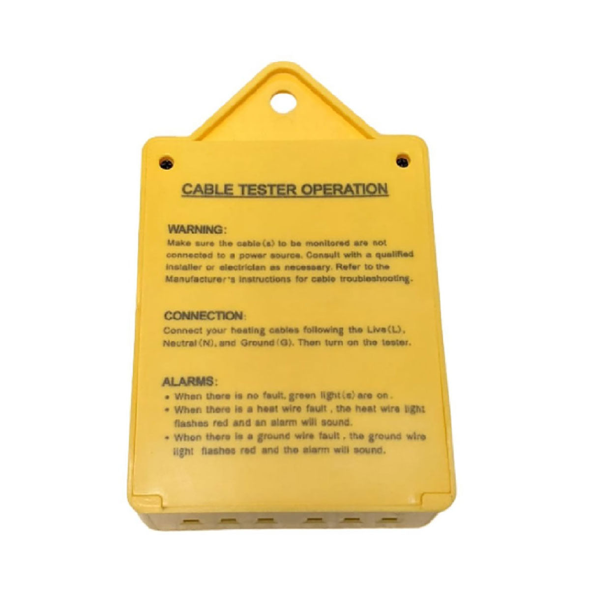 Warmup Dual Cable Tester