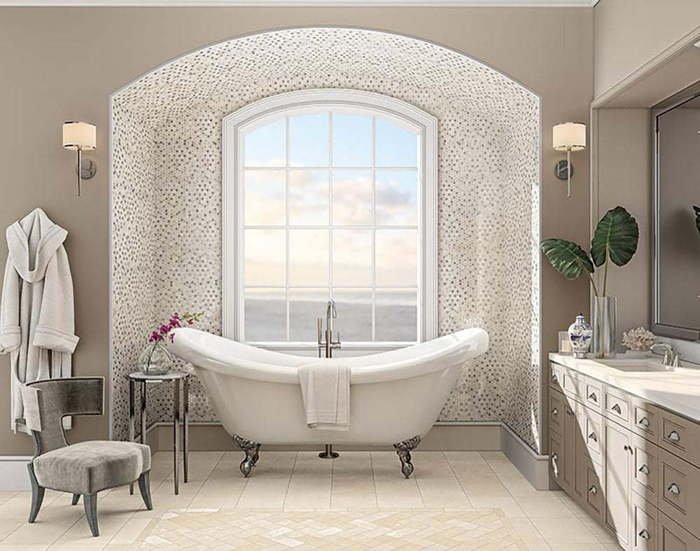 Daintree Exotic Mosaics Dots - Clay Blend Polished