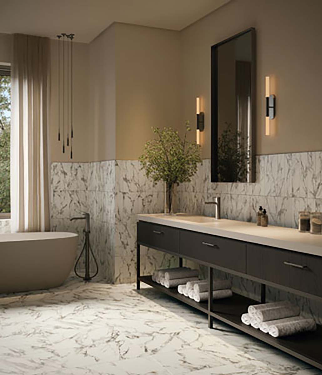 Bella Luxe Matte Porcelain Tile 4x16 Modern Series - Wall & Floor Tile