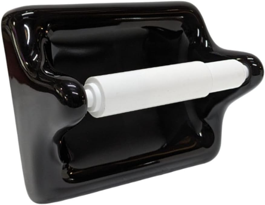 Ceramic Toilet Paper Holder 6x5 Thinset Installation Bathroom Tissue Roll