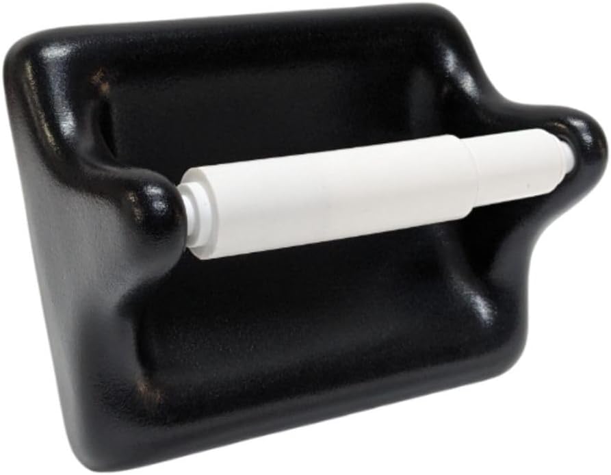 Ceramic Toilet Paper Holder 6x5 Thinset Installation Bathroom Tissue Roll