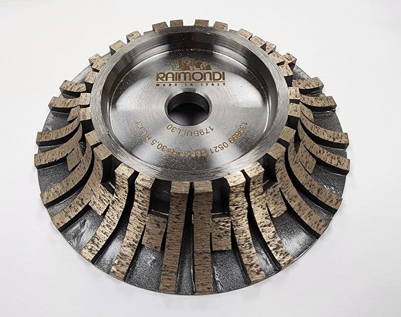 Raimondi Step 1 Milling Wheel 30mm Half bullnose - BDW114S1