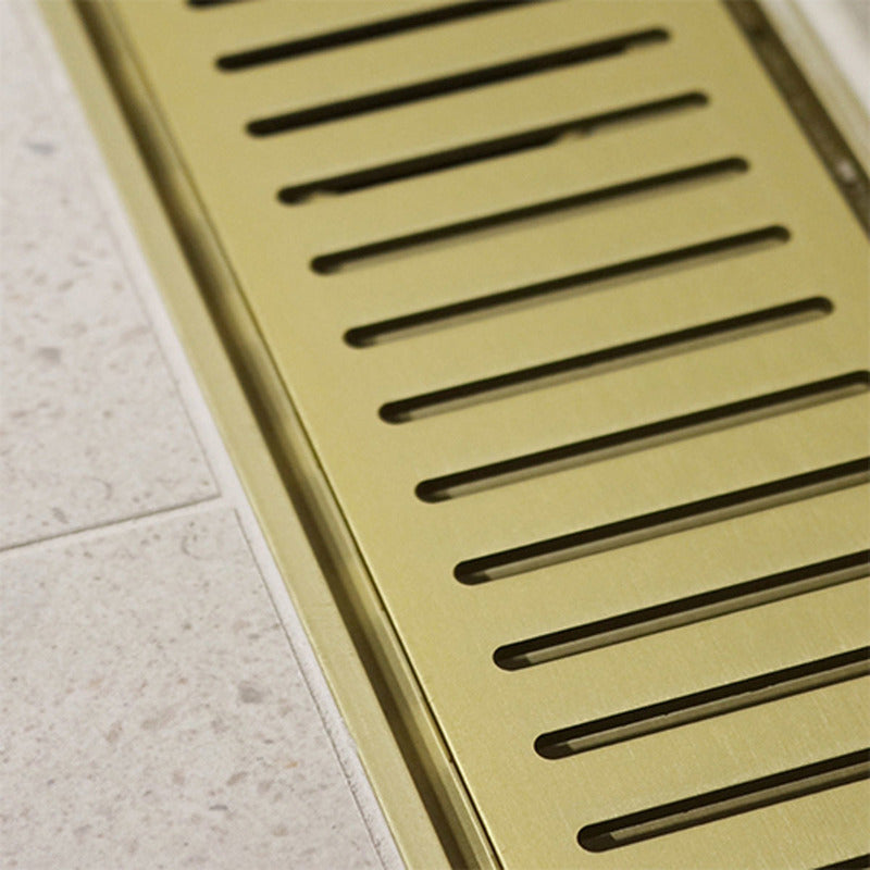 Lauxes Grates Linear shower Drain NeXT Generation - Gold CUSTOM