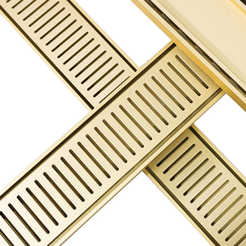 Lauxes Grates Linear shower Drain NeXT Generation - Gold CUSTOM