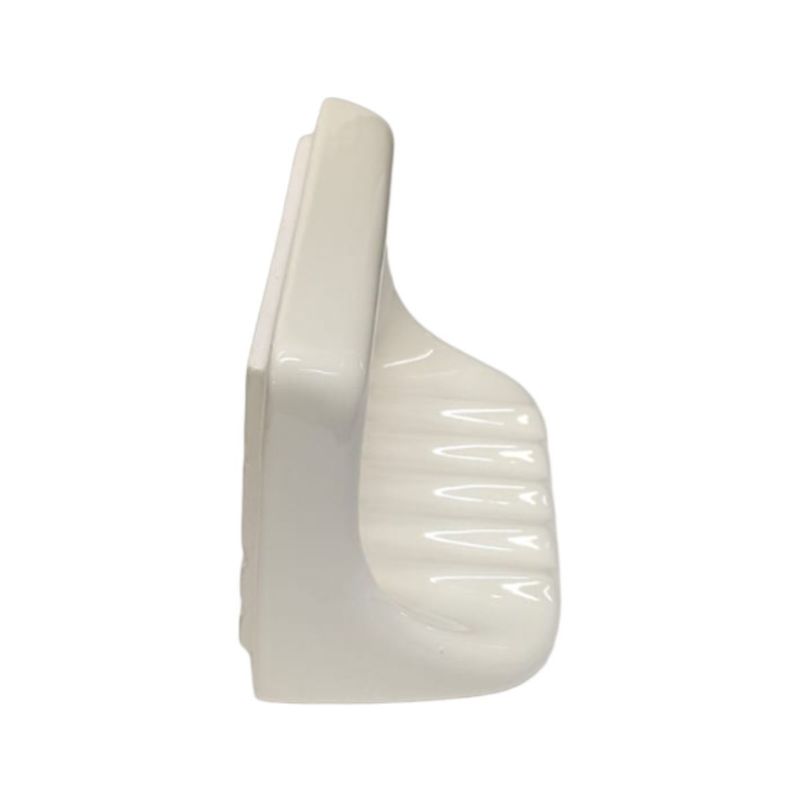 Ceramic Glaze Soap Dish - Cream