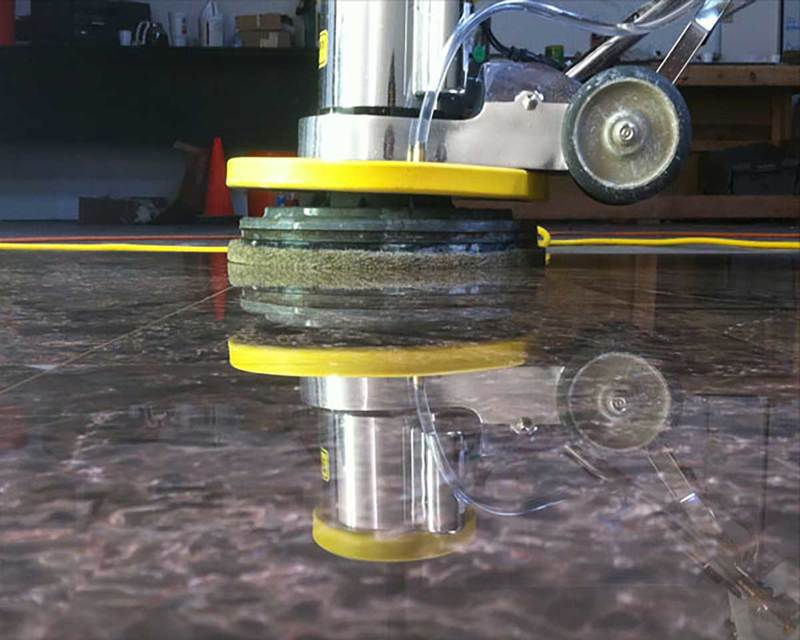 Eco Friendly Stone Polishing Pad Cheetah 17 Inch