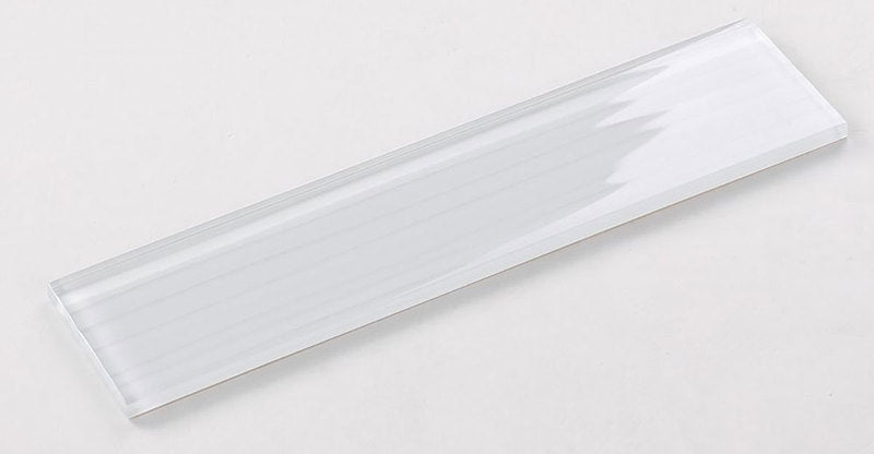 Black Forest Painted Glass Series 3 x 12 - Silver White